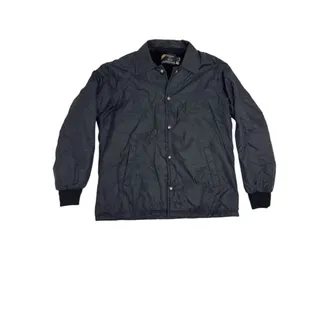Photo of Vintage Sears Faux Fur Lined Satin Bomber Jacket|Snap Close|Made USA