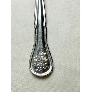 Photo of Pfaltzgraff Tea Rose Stainless Steel Dinner Fork Floral Replacement Flatware