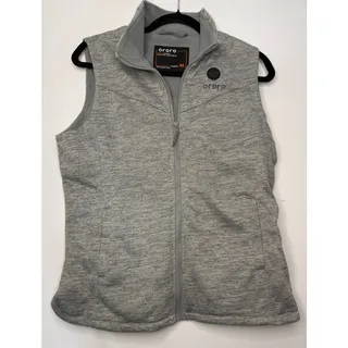 Photo of ORORO Womens M Gray Heated Fleece Vest Battery Included Tested Working