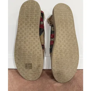 Photo of Sanuk You Got My Back ST Plaid-Chill Slippers Faux Fur Lined Women’s 10 Crimson
