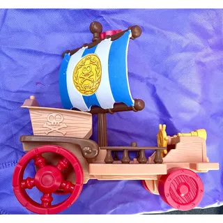 Photo of Disney Jake and the Neverland Pirates Sail Wagon Pirate Ship Toy Car Mattel