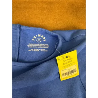 Photo of NWT Primary Cozy Dress Blueberry Girls Size 10 Long Sleeve #1174