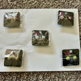Photo of Paparazzi Floral Earrings Bundle #10