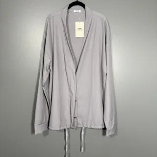 Photo of Coofandy NWT Gray Oversized Shirt Jacket - Size XXL - Mens Minimalist Streetwear