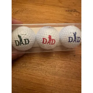 Photo of Spalding Special Occasion Set of 3 "Dad" Golf Balls