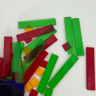 Photo of -ETA Cuisenaire Overhead Algebra Tiles Math Manipulatives Algebra Tiles Math Set Educational Math Manipulatives Teaching Supplies 020287