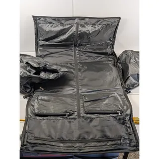 Photo of Swiss Design Hanging Garment Bag Convertible Duffel Suit Travel Bag Black 24"