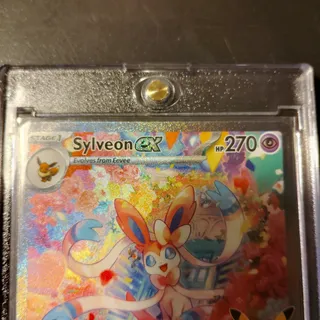 Photo of Pokémon SIR Sylveon Ex 153/128 30th celebrations