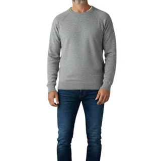 Photo of J. CREW Cotton Sweater Sz L Raglan Texture Cottage Streetwear Normcore Unisex