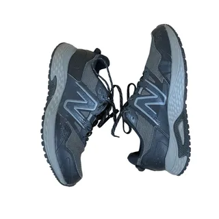 Photo of New Balance 410v6 Trail Shoes Men’s 10 4E Extra Wide Gray Blue Black MT410LB6