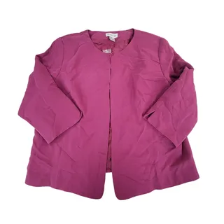 Photo of Studio 101 Pink Cardigan Jacket Size 1X Long Sleeve