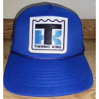 Photo of Thermo King Trucker Hat Snapback Men's Blue One Size Adjustable Mesh Cap
