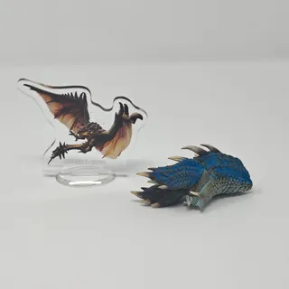 Photo of Monster hunter 30th anniversary magnet and stand