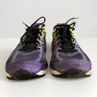 Photo of ASICS GEL-Cumulus 17 GTX Women's 9.5 Running Shoes Purple Yellow Gore-Tex