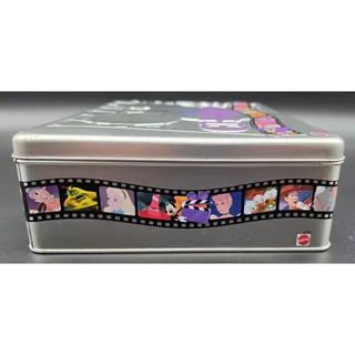 Photo of Vintage 1999 Disney Charades Board Game Mattel Metallic Tin Box Complete Set