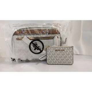 Photo of Michael Kors Jet Set Large Logo Crossbody & Card Holder NWT