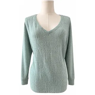 Photo of Anthropologie Mint Green Waffle Knit V-Neck Tunic Sweater
Medium