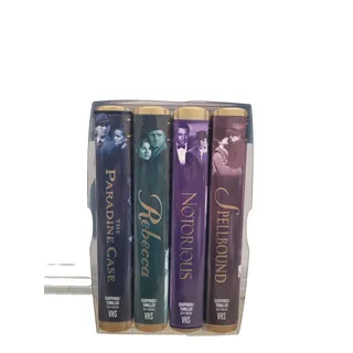 Photo of ALFRED HITCHCOCK VHS Boxed Set Of 4 Tapes Including Spellbound And Rebecca