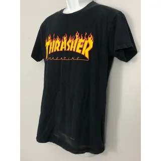 Photo of Thrasher Magazine T-Shirt Unisex M Black Vintage Streetwear Skateboard Graphic