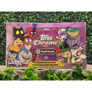 Photo of 2025 Topps Chrome VeeFriends Hobby Box GaryVee Factory Sealed 72 Cards