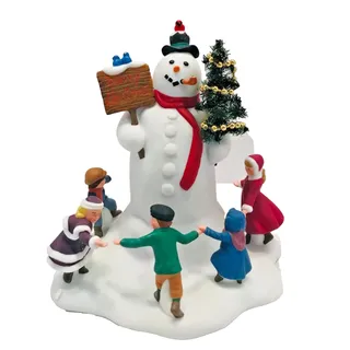Photo of Dept 56 Heritage Village Square Snowman Accessory 58638 W/Box