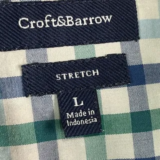 Photo of Croft & Barrow brand Men's short sleeve shirt Large size