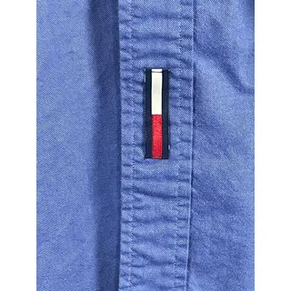 Photo of Tommy Hilfiger men's long sleeve Oxford dress shirt 16.5 collar 34-35 sleeves