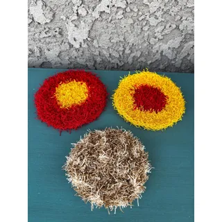 Photo of Handmade Dish Scrubber Set of 3: Kitchen Cleaning Supplies