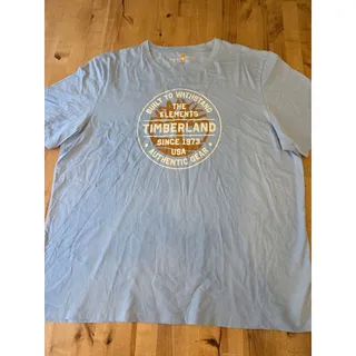 Photo of Timberland Men's Blue Graphic T-Shirt Short Sleeve 3XL NWOT