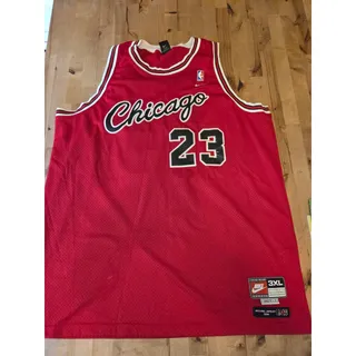 Photo of Rare Vintage Michael Jordan Nike 1984 Flight 8403 Bulls Jersey 3XL Length + 2