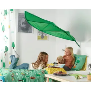 Photo of LÖVA Bed Canopy Leaf Green Tent Tent Decor Nursery BEdroom OFfice