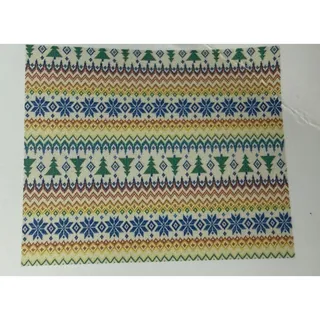 Photo of Old Navy NWT 50"w x 56"L Rainbow Fair Isle Nordic CoZy Fleece Throw Blanket