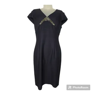 Photo of Alex Evenings Sz 8 Navy Dress NWT Wedding Cocktail Formal Gala Embellished