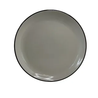Photo of Vintage Midland Stoneware Elmwood 12" Chop Plate (Round Platter)