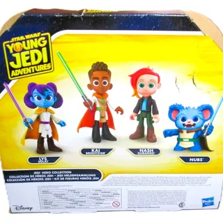 Photo of Star Wars Young Jedi Adventures Hero Collection 4 Figure Set Nubs, Kai & Lys