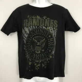 Photo of Ramones Punk Band Graphic T-Shirt Mens XS Black Streetwear Rock & Roll Garage