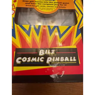 Photo of Bilz Cosmic Pinball Money Gift Box Game Checks & Certificates Great Novelty NIB