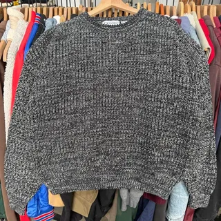 Photo of Vintage 90s Honors Loose Knit Sweater in Black and White