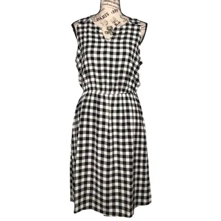 Photo of 41Hawthorn (M) Trisha Split Neck Dress - Stitch Fix Gingham Check Sleeveless