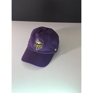 Photo of Minnesota Vikings ’47 Brand Clean Up Hat Purple Adjustable Strapback NFL Cap