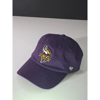 Photo of Minnesota Vikings ’47 Brand Clean Up Hat Purple Adjustable Strapback NFL Cap