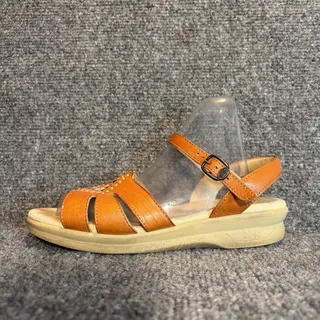 Photo of SAS Tripad Comfort Brown Aztec Leather Walking Casual Sandals Shoes Womens 6.5 M