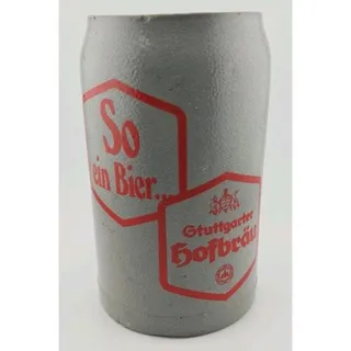 Photo of Vintage Stuttgarter Hofbrau 1L Beer Stein Masskrug Germany Salt Glazed