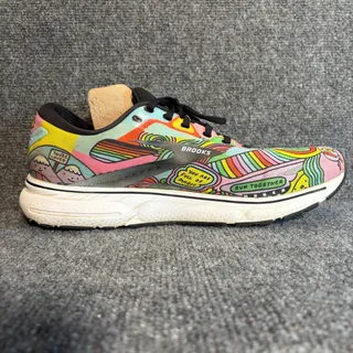 Photo of Brooks Ghost 15 Pride Multicolor Wednesday Holmes Run Proud Sneakers Mens 14