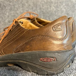 Photo of KEEN Alki Lace Casual Oxford Walking Brown Leather Comfort Shoes Mens 11.5 M