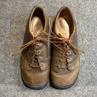 Photo of KEEN Alki Lace Casual Oxford Walking Brown Leather Comfort Shoes Mens 11.5 M
