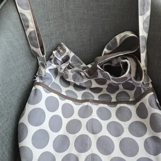 Photo of New Thirty One Retro Metrofold Over ( Grey Mod Dot)