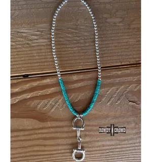 Photo of Say Whoa Necklace | Silver Western Bit Statement Necklace
