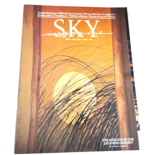 Photo of Delta Sky In-Flight Magazine – April 1990, John C Portmon Jr, College Coaches