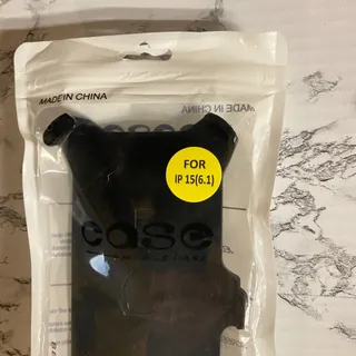 Photo of New Iphone 15 6.1 Black Plastic Defender Clip Mobile Cell Phone Case